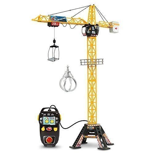 Dickie Spielzeug - Mega Crane, Kabel-Fernsteuerung
