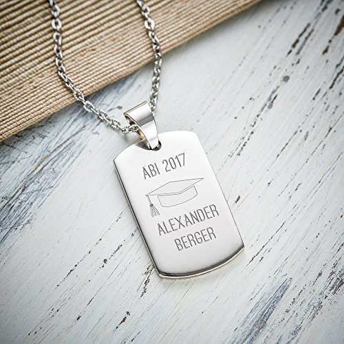 Dog Tag mit Gravur zur Abitur