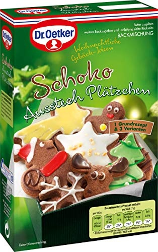Dr.Oetker Schoko Ausstech Plätzchen Backmischung