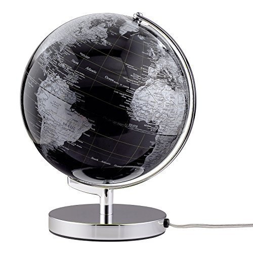 emform - Globus Terra Black Light - schwarz - mit Beleuchtung Ø 25 cm