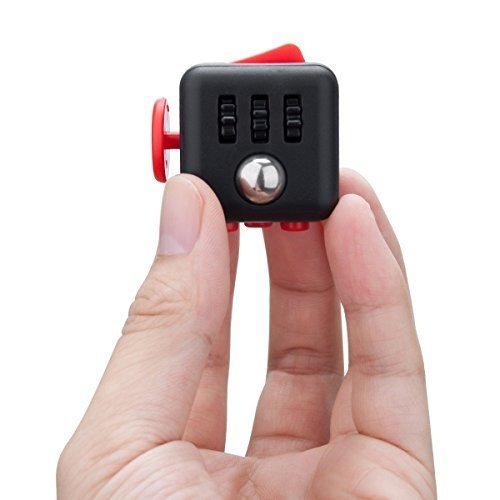 Enty Fidget Cube 2017 - Designed in Germany - Original (schwarz-rot)