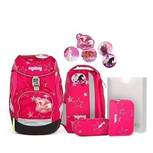 Ergobag Schulrucksack Grundschule Set 40 cm 6-tlg, CinBärella 2017/18