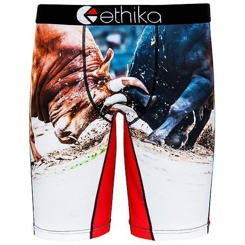Ethika Boxer-Shorts Bull Fight Assorted (X-Large , Schwarz)