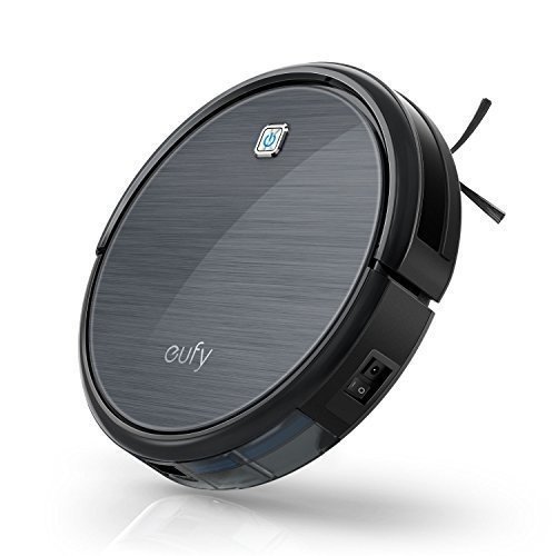 eufy RoboVac 11 Saugroboter (100 Min Laufzeit, 0.6 L Staubbehälter) leiser und flacher Staubsauger 