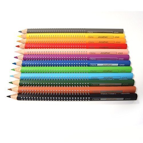 Faber Castell Buntstifte mit Namen mit Grip