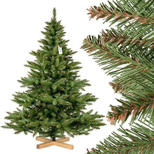 FairyTrees Weihnachtsbaum künstlich NORDMANNTANNE