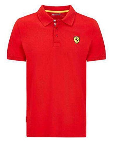 Ferrari Poloshirt Rot