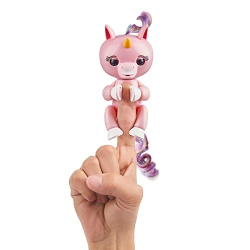 Fingerlings Einhorn rose mit Regenbogenmähne