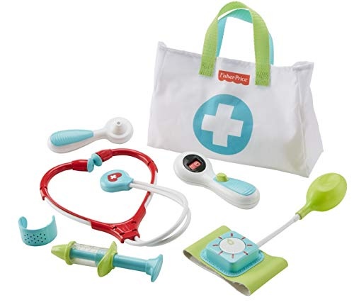 Fisher-Price Arzttasche 7-teiliger Doktorkoffer zum Rollenspiel