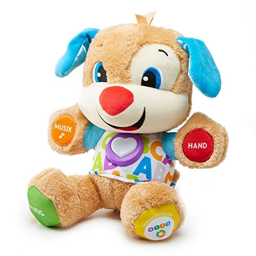 Fisher-Price Lernspaß Hündchen Baby Spielzeug und Plüschtier