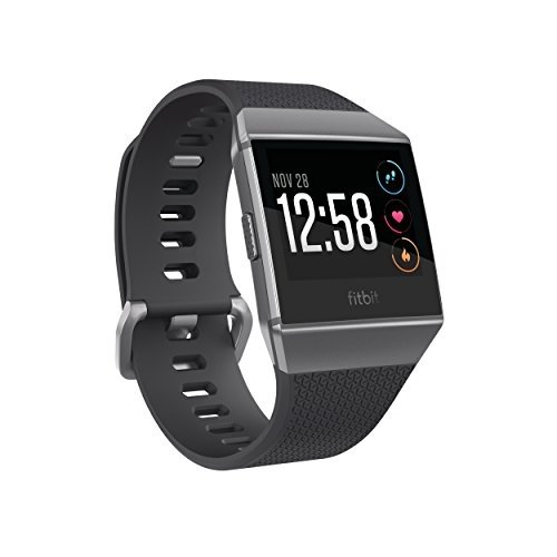 Fitbit Ionic Health & Fitness Smartwatch, Charcoal, Onesize