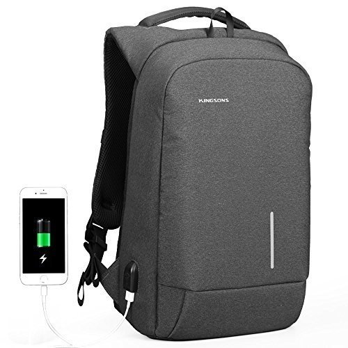 Fresion Anti-diebstahl Laptop Rucksack mit USB Ladeanschluss Wasserdicht Business Taschen Rucksäcke