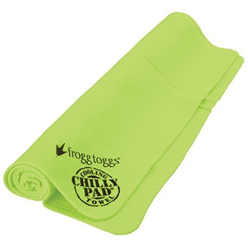 Frogg Togg Kühlendes Handtuch, das Original Chilly Pad, herren, HiVis Green, 33X13