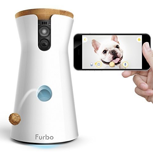 Furbo Hundekamera : Leckerli-Ausgabe, HD-WiFi-Hundekamera und 2-Wege-Audio