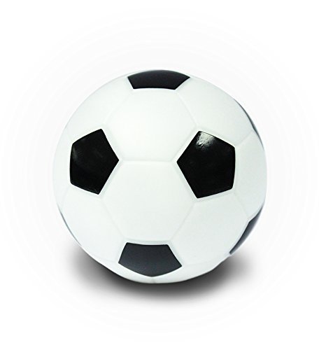 Fußball-Lampe, schwarz-weiß, mit Farbwechsel