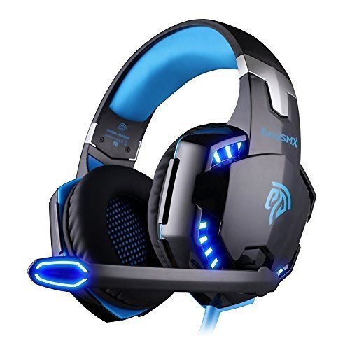 Gaming Headset, EasySMX PC Gaming Headset mit Lautstärkeregelung, Stereo Over Ear Kopfhörer mit Mi