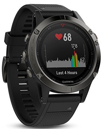 Garmin fēnix 5 GPS-Multisport-Smartwatch - 24/7 Herzfrequenzmessung am Handgelenk, zahlreiche Sport