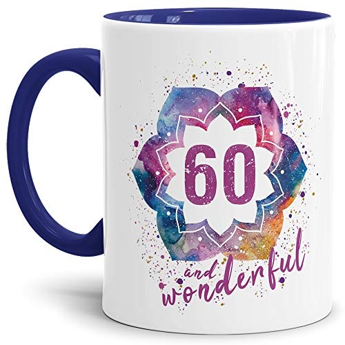 Geburtstags-Tasse 60 and Wonderful