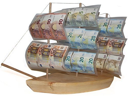 Geldgeschenk Segel-Schiff