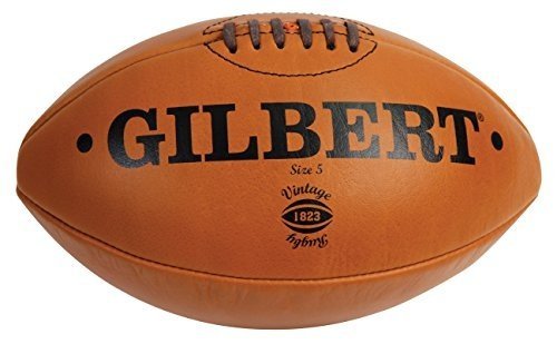 Gilbert Leder "Vintage" Rugby Ball Gr.5