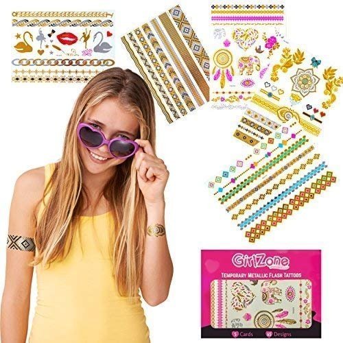 GirlZone Glitzertattoo Set