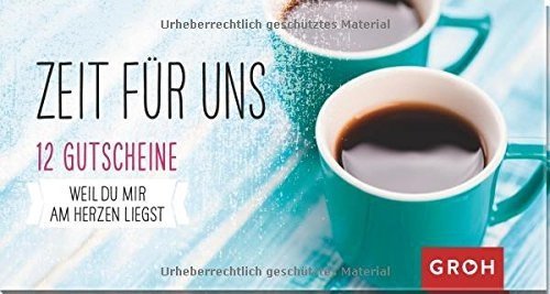 Gutscheinbuch Zeit für uns: 12 Gutscheine