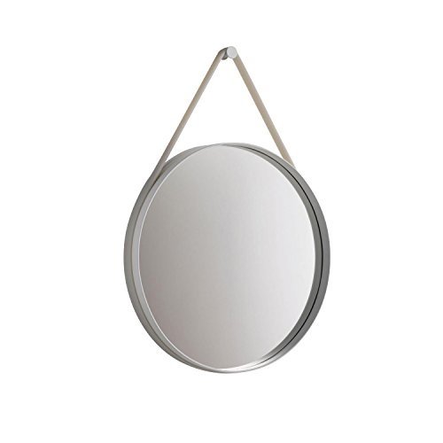 HAY Spiegel Strap - grau - Ø 50 cm