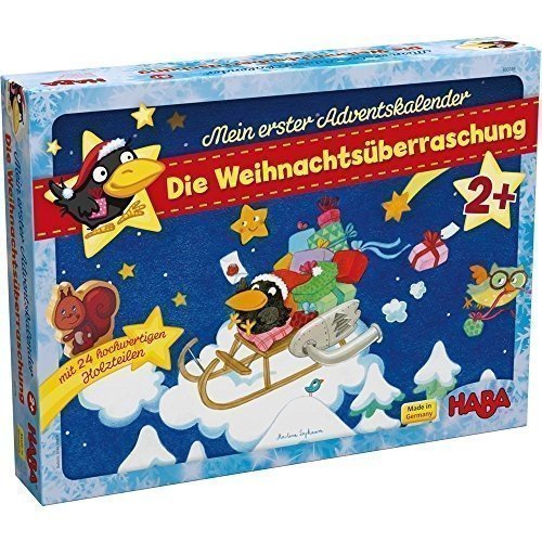 Haba 300749 Mein erster Adventskalender- Die Weihnachtsüberraschung ab 2 Jahren