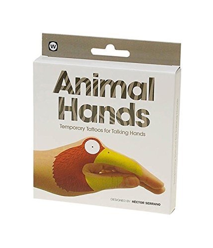 Hand-Tattoos 8er-Set ANIMAL HANDS