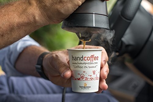 Handpresso 48264 - Handcoffee Auto 12 Volt in schwarz für Kaffeepads aller Marken - auch an einer S