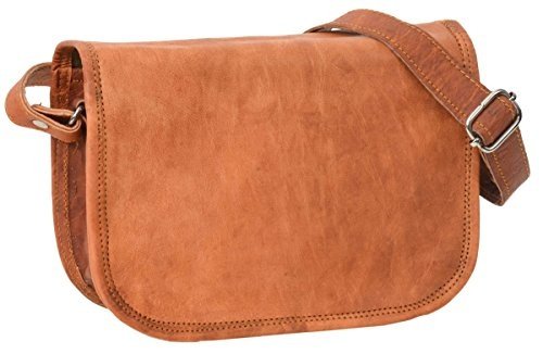 Handtasche Leder Gusti nature "Summer 7,9" Kleine Umhängetasche Ledertasche Damen Vintage Look Natu