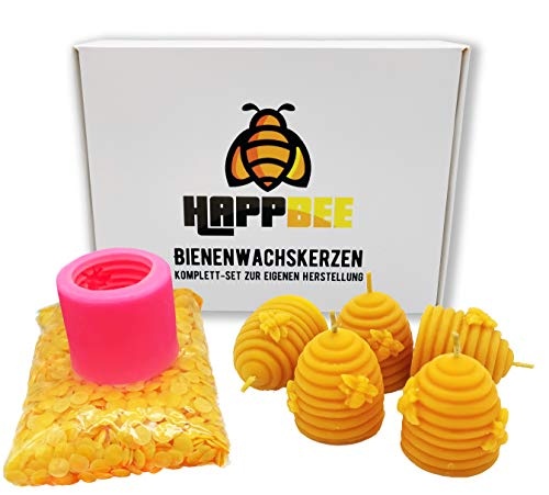 HappBee Set zum Bienenwachskerzen