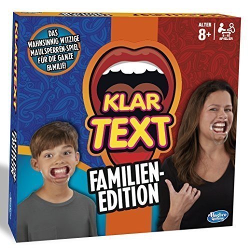 Hasbro Gaming Klartext Familien-Edition Partyspiel