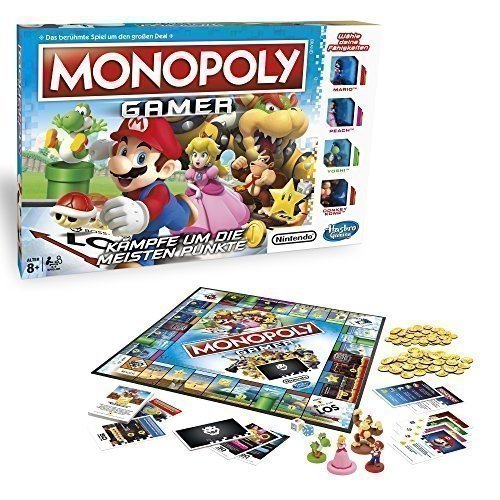 Hasbro Monopoly C1815100 - Monopoly Gamer - Mario Edition, Familienspiel