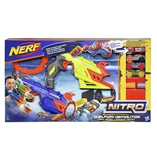 Hasbro Nerf NitroDuelFury Demolition Fahrzeugblasterset