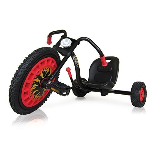 Hauck T92002 Typhoon, Trike/ Dreirad-Chopper, schwarz/rot