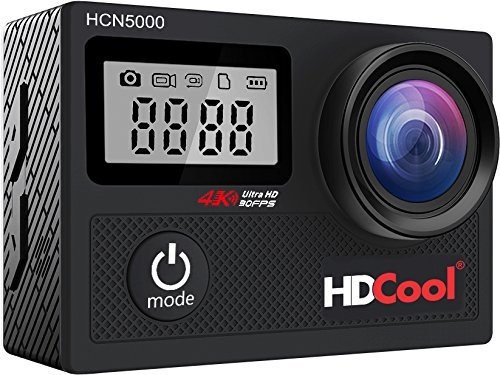 HDCool Action Kamera 4K Wifi mit 170 Wasserdichte Unterwasser Video Sports Cam Grad Ultra-Weitwinkel