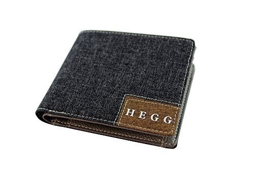 HEGG Jeans Portemonnaie (Smart Wallet // Jeans + Leder) (Grau)