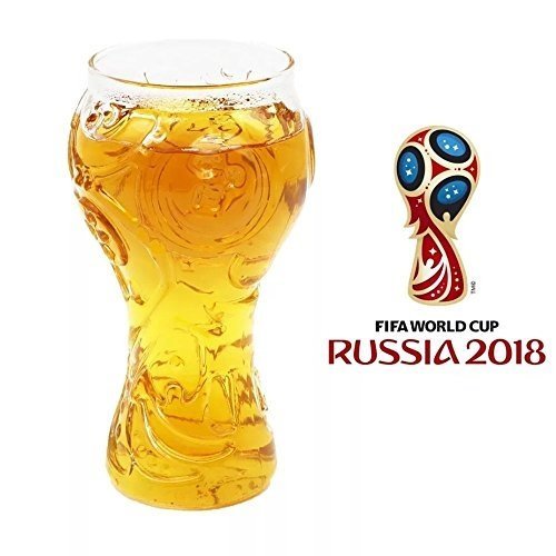 Hemore Bierkrug Glas 2018 Russland FIFA Fußball Welt Trophäe Form Glas Kultur Fußball für Fußba