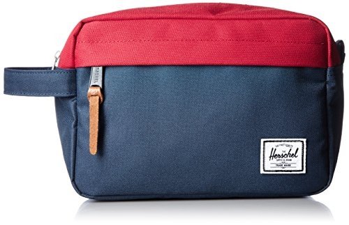 Herschel Chapter Travel Kit Kulturtasche, Navy/Rot