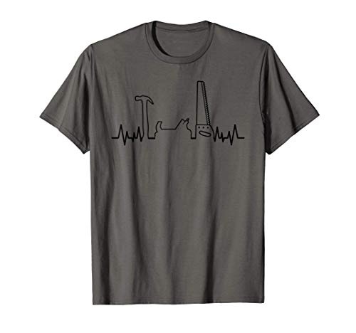 Holzarbeiter Herzschlag T-Shirt