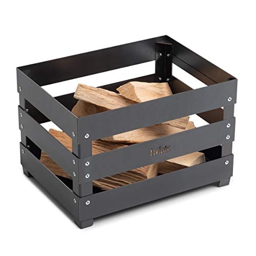 höfats Crate Feuerkorb Weinkiste, Feuerstelle und Grill in einem - für Garten, Terrasse und Campin