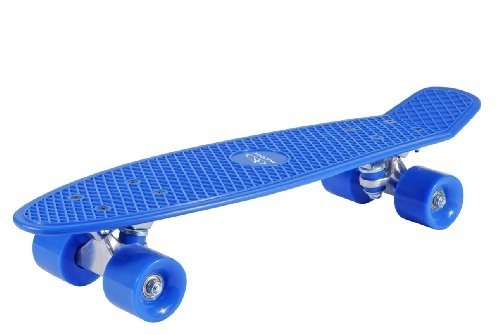 HUDORA Unisex - Kinder 12137 Retro Skateboard, himmelblau