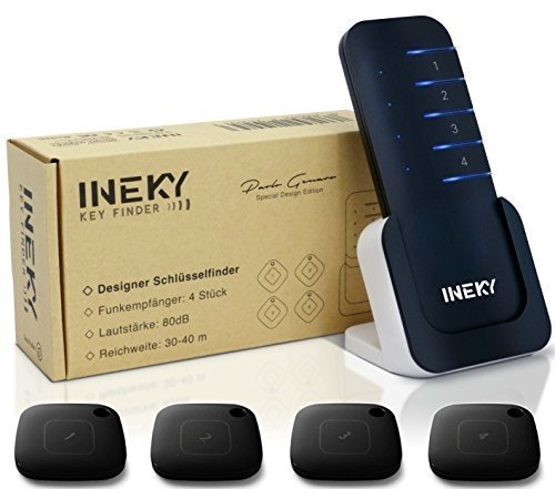 INEKY Schlüsselfinder - Das Original - Premium Design-Edition Key Finder - Praktischer Schlüsselan