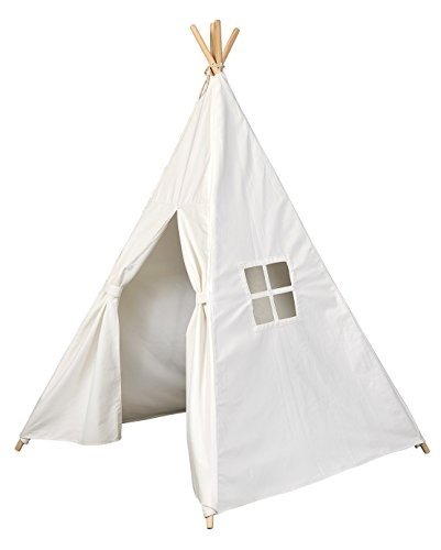 Indianerzelt für Kinder - für Kinderzimmer - Wigwam 140x120x120 cm - Tipi tent Baumwollsegeltuch -