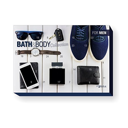 itenga XXL Adventskalender für Männer gefüllt Bath & Body for Men (Motiv Freizeit Accesoires Hips