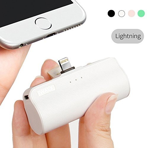 iWALK 3300mAh Tragbare Kompakt Errichtet im Lightning Externer Batterie Akku Power Bank Handy Ladege