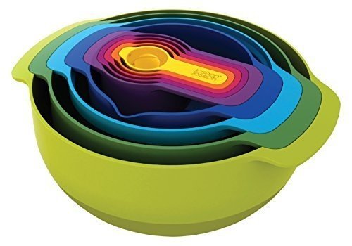 Joseph Joseph JJ223 Essensvorbereitungs Set, 9-teilig, mehrfarbig