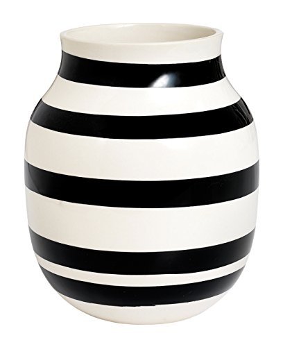 Kähler Design Vase - Omaggio - Keramik - Schwarz (20cm)