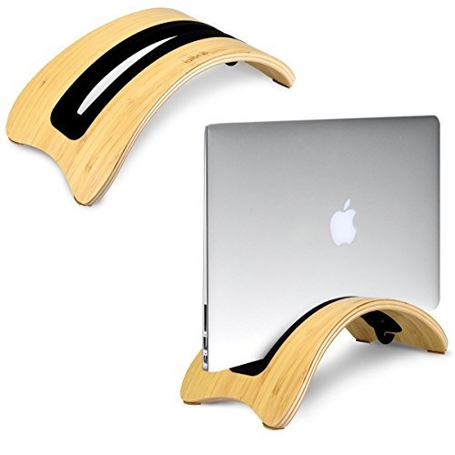 kalibri Laptop Ständer Notebook Stand - Halterung aus Holz für MacBook Air 13